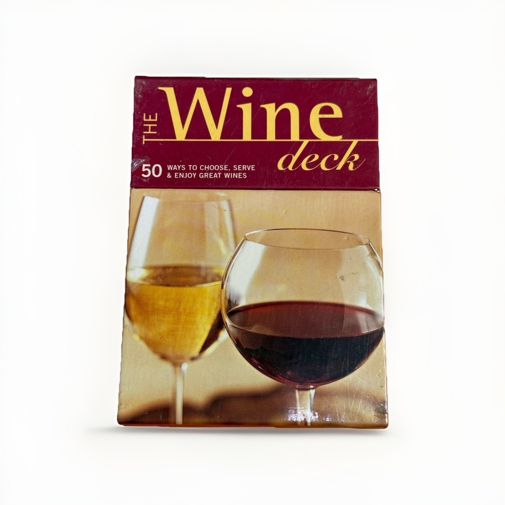 The Wine‎ Deck Cards 50 Ways to Choose, Serve, and Enjoy Great Wines NEW SEALED